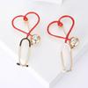 Fashion Creative Personality Doctor Stethoscope Brooch Simple Clothing Accessories Cardigan Jacket Anti-Light Corsage