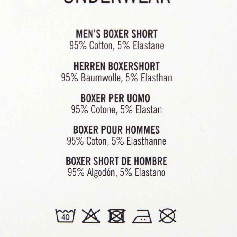 Мужские трусы-боксеры из хлопка стрейч с графическим принтом CERRUTI