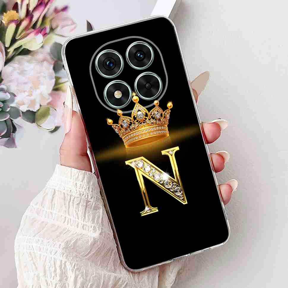 Для Redmi Note14 Pro 5G Чехол 6.67" Алмазная Буква Задняя Крышка Мягкие Силиконовые Чехлы Для Xiaomi Redmi Note 14 Pro 5G Coque Fundas