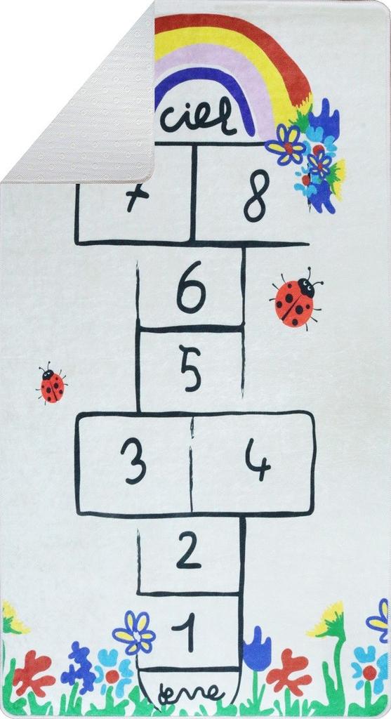 Ковер детский 80x150 см Полиэстер Классики Бежевый