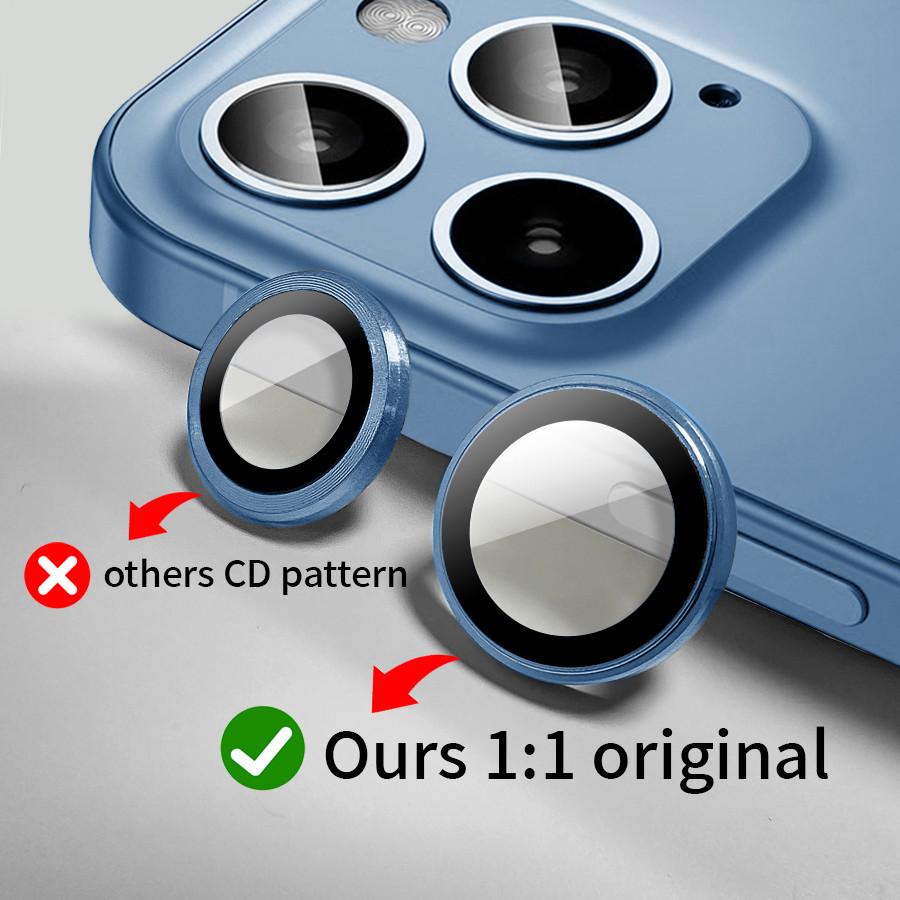 Официальные цвета металлическое индивидуальное кольцо объектив камеры протектор для iPhone 16 Pro Max 16 Plus закаленное стекло протектор экрана крышка