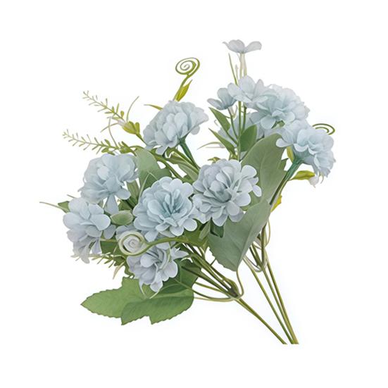 Букет искусственных цветов гортензии 9 голов Искусственный цветок гортензии со стеблем Поддельные гортензии Цветочная композиция для декора дома, свадьбы, вечеринки