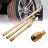 Tire Valve Extension Adapter 100/140/200mm Brass Tire Valve Air Tire Stem Extender Inflation Adapter For Air Pump