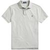Polo Solid Color Logo Embroidered Slim Fit Short Sleeve Polo Shirt Men Tops Gray MNPOKNI1N821126-020