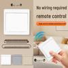 Беспроводная умная панель двойного управления, 220 В, не требует проводки, пульт дистанционного управления с возможностью крепления в любом месте для бытового электрического освещения