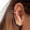 Tragus Daith Conch Snug CZ Ear Piercing Cubic Zirconia Colorful CZ Earrings Zircon Ear Stud