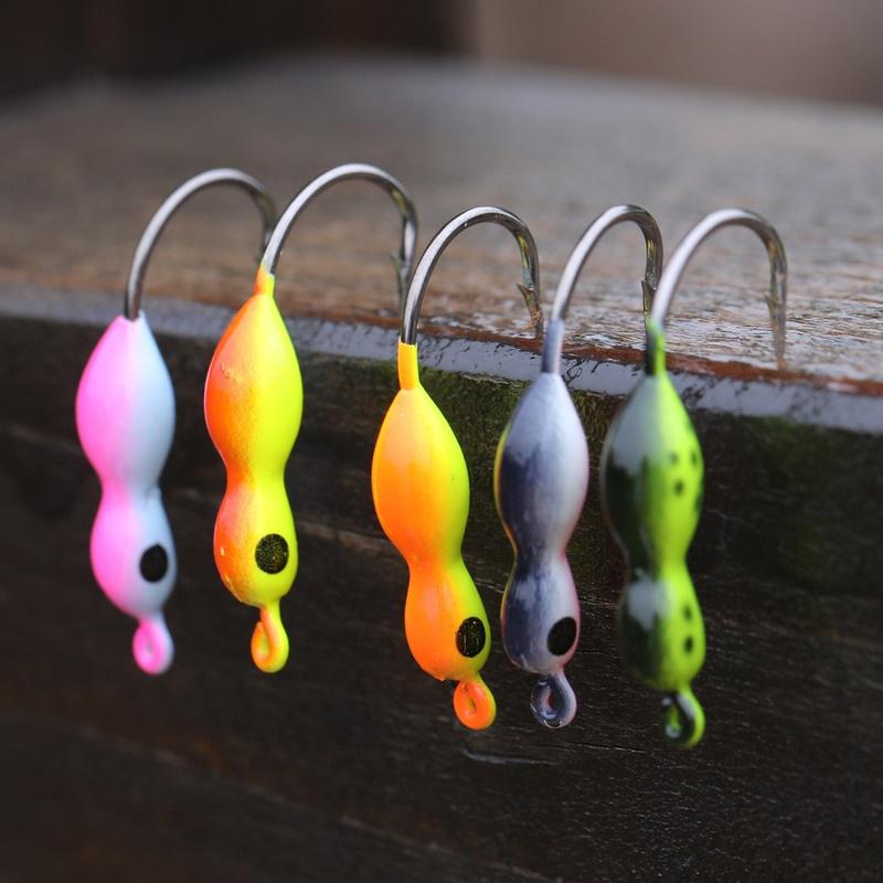 Приманки для зимней рыбалки, 5 шт., приманки для пресноводной морской рыбалки, приманки для зимней рыбалки на открытом воздухе, снасти для зимней рыбалки на открытом воздухе