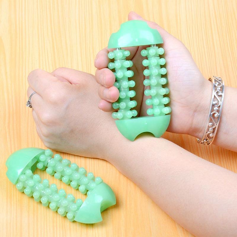 1/2pcs Jade Hand Finger Recovery Meridian Massage Wheel Massage Roller