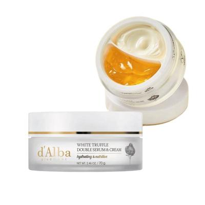 D’Alba White Truffle Двойная сыворотка и крем Сияние и упругость Увлажняющий крем 70 г