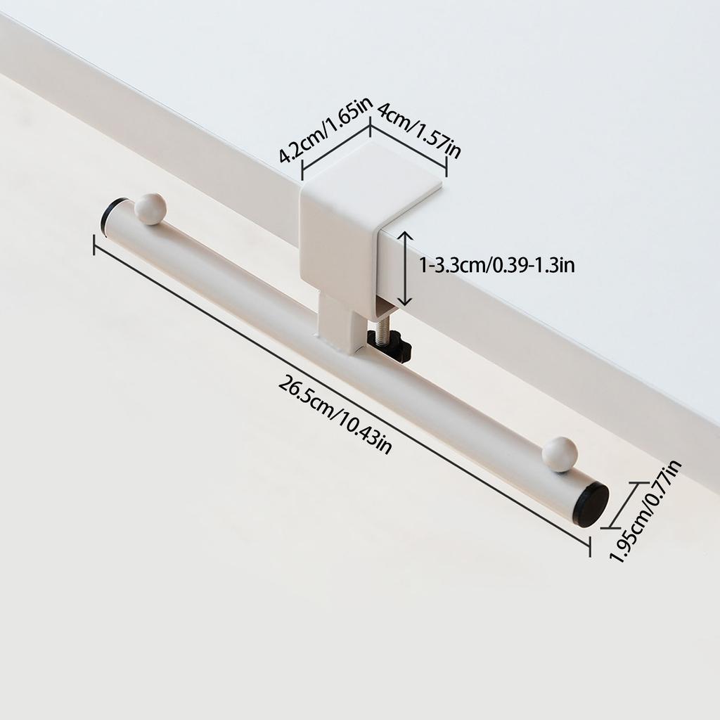 Heavy Duty Carbon Steel Bookbags Hanger For Desk Edge Easy Installation Bag Hanging Hook School Office Storage Solution