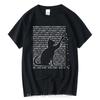 Graphic Tshirt High Quality T-shirt Cotton Funny Cat Design Print Loose Short Sleeve for Fashion T-shirt Male Tops Tees