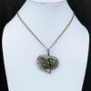 Copper Ruby Zoisite Pendant Copper Wire Wrapped Jewelry Handmade Pendant Stylish Jewelry Copper Pendant For Gift Wire Wrap Gemstone Pendant