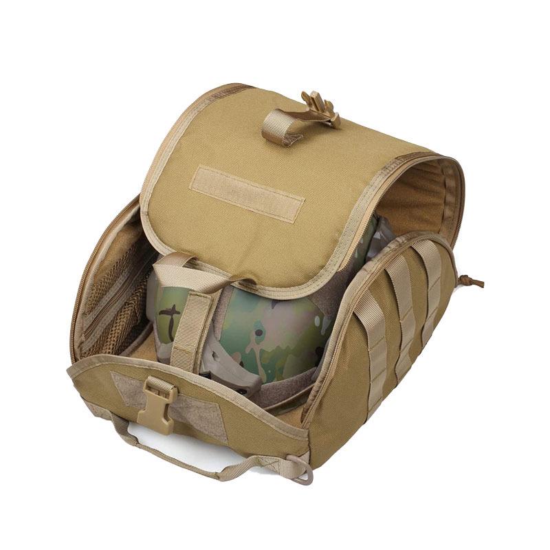 Camouflage MOLLE Tactical Helmet Storage Bag - Outdoor Sports Accessory