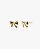 Helene Jewelry Серьги-маленькие бантики из 14-каратного золота