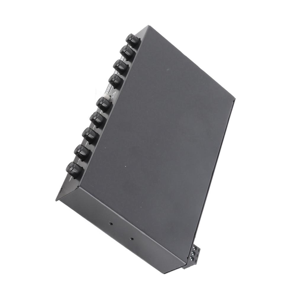 Car Audio Equalizer Adjustable 5 Bands Precise Tuning EQ Tuning Crossover Amplifier Graphic Equalizer