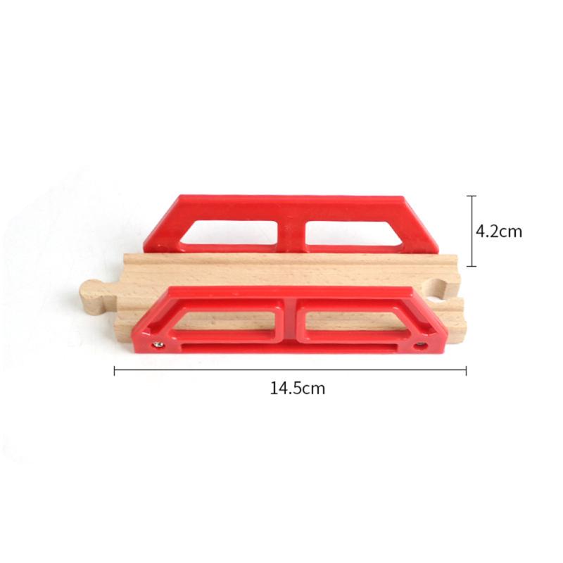 DIY деревянные трековые инструменты, мост, поезд, рельсовые аксессуары, подходят для детей Thomas, развивающие игрушки