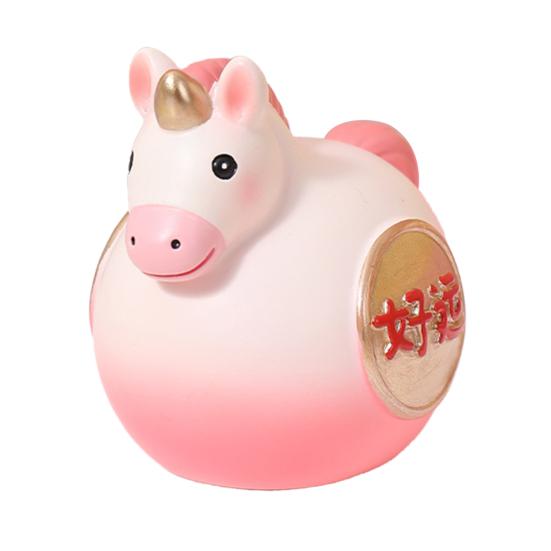 Мультяшная фигурка лошади Yousheng Приносит удачу, богатство, мини-статуэтка лошади, игрушка-непоседа «Весенняя лошадь», новогоднее украшение-орнамент