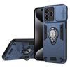 KEYSION Противоударный защитный чехол для ZTE Axon 60 силикон + защитное кольцо для камеры из поликарбоната, чехол-подставка для телефона ZTE Axon 60 Lite