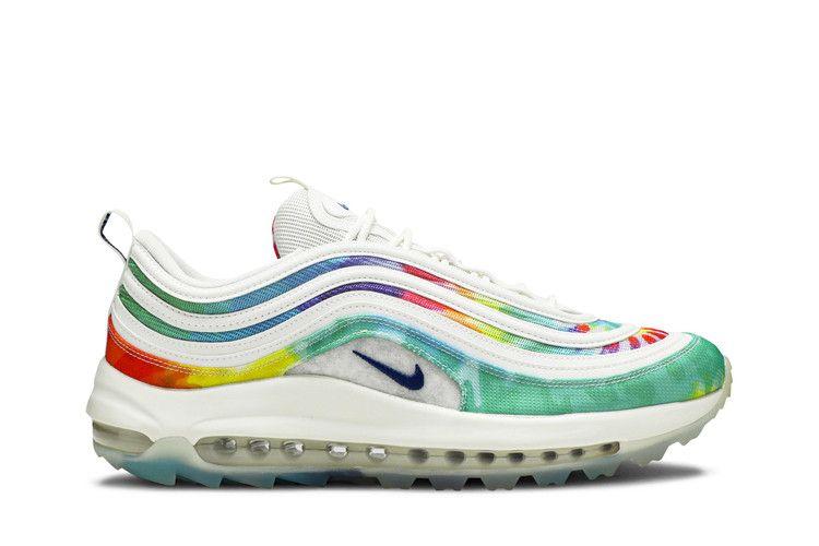 Men's Sneakers Nike Air Max 97 Golf Tie Dye Summit White/Lemon Venom-Indigo Fog-Deep Royal Blue
