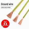 Bi-color Yellow-Green Ground Wire Cable: RV 0.5, 0.75, 1.0, 1.5, 2.5, 4, 6 Mm² Induction & Electrostatic Wire