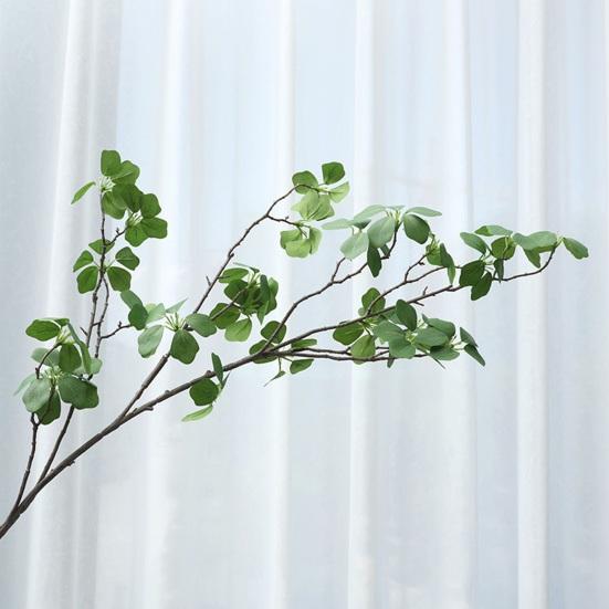Искусственная ветка без полива, декоративная, яркая, креативная, искусственная ветка Pieris Japonica, листья, декор, украшение для рабочего стола