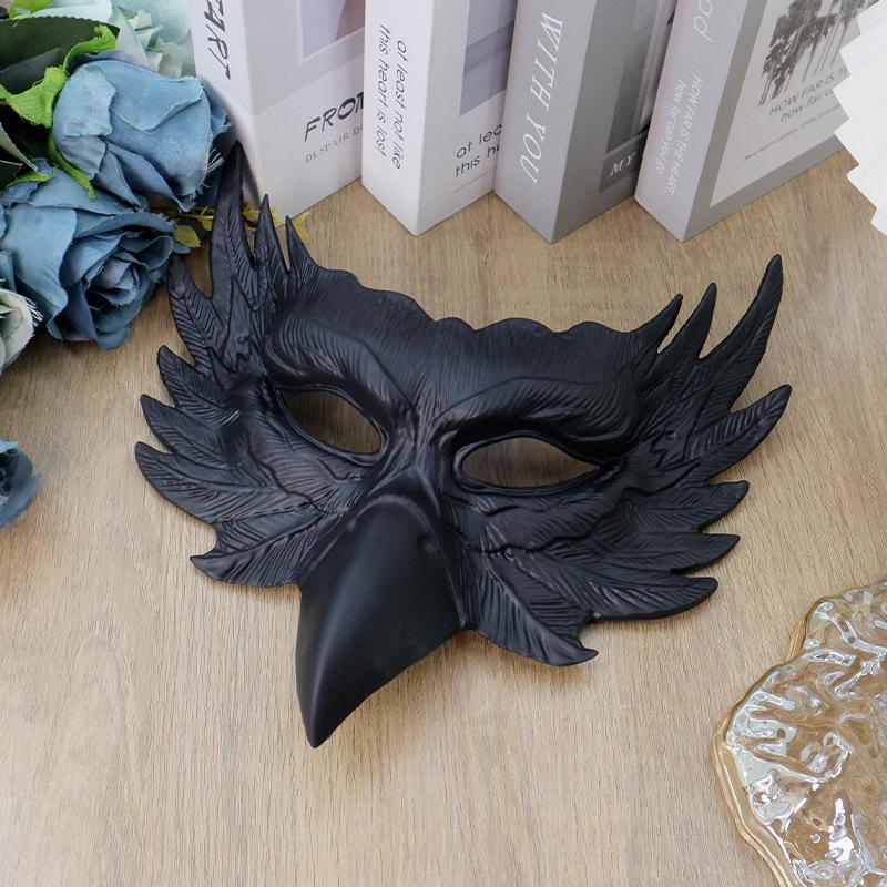 Halloween Eagle Mask for Festive Parties pu Ballroom performance props cosplay Costume Props