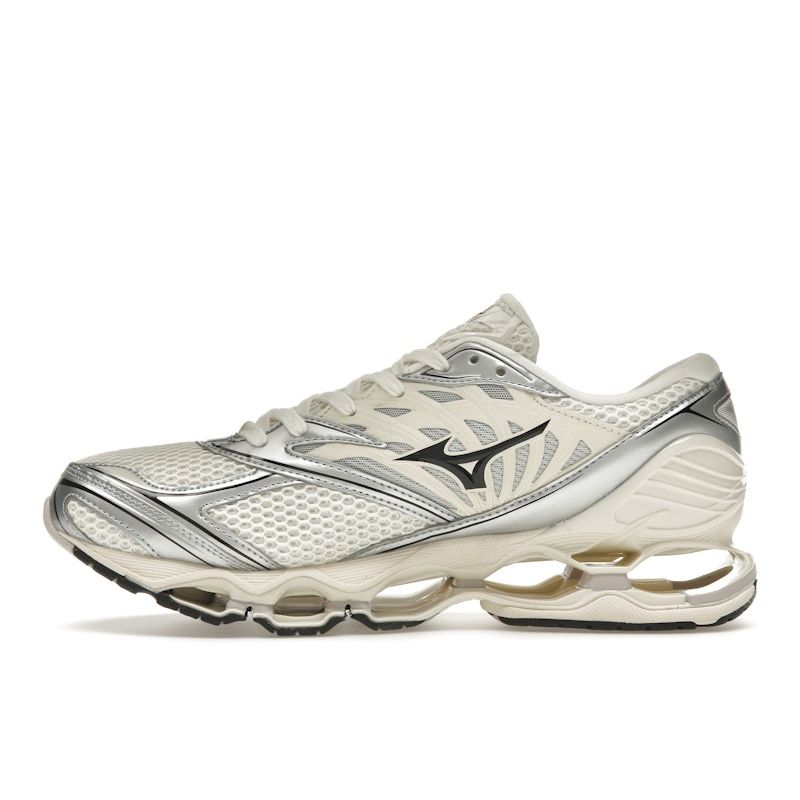 Mizuno Кроссовки Wave Prophecy LS Pristine Silver Unisex Cream Black D1GA251101