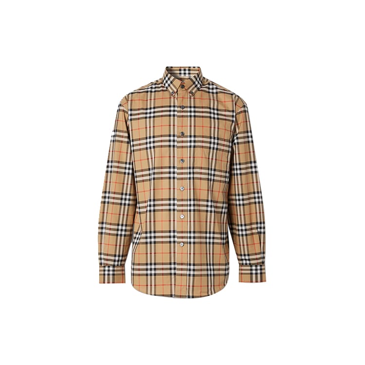 Burberry Рубашка Осень Унисекс Классический Стиль Желтый 8022268-A2219