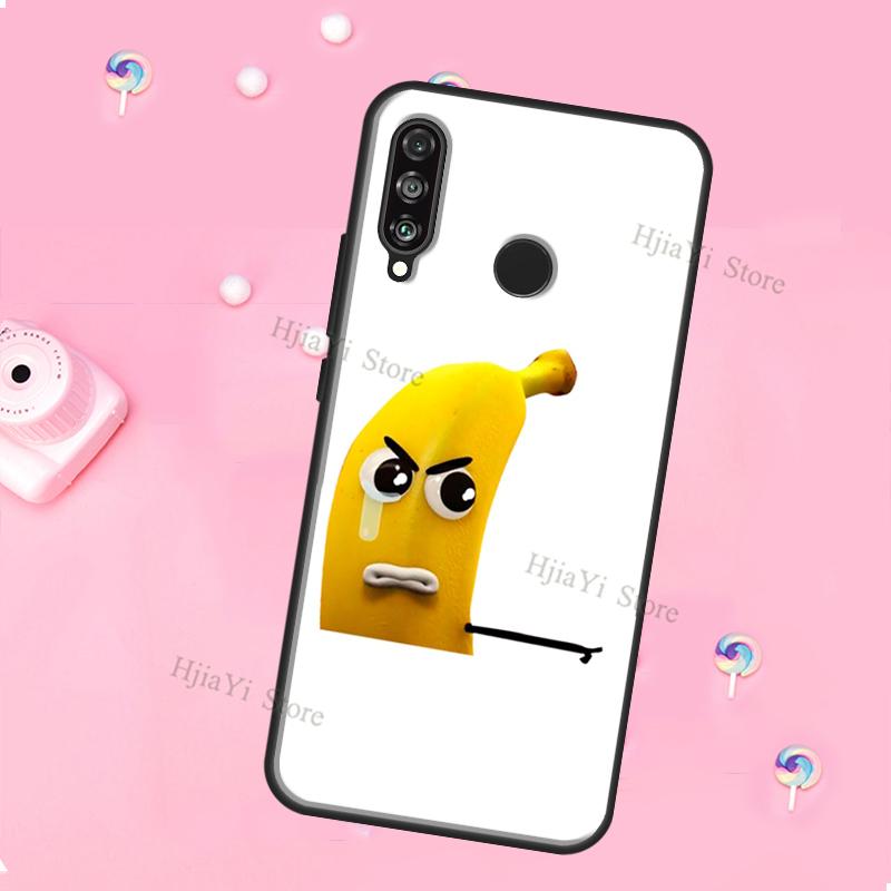Cartoon Cute Fruit Yellow Banana For Huawei Honor Magic 5 Lite X8 X9 X8a X9a 50 70 P20 P30 P40 P50 P60 Pro P Smart 2019 Case