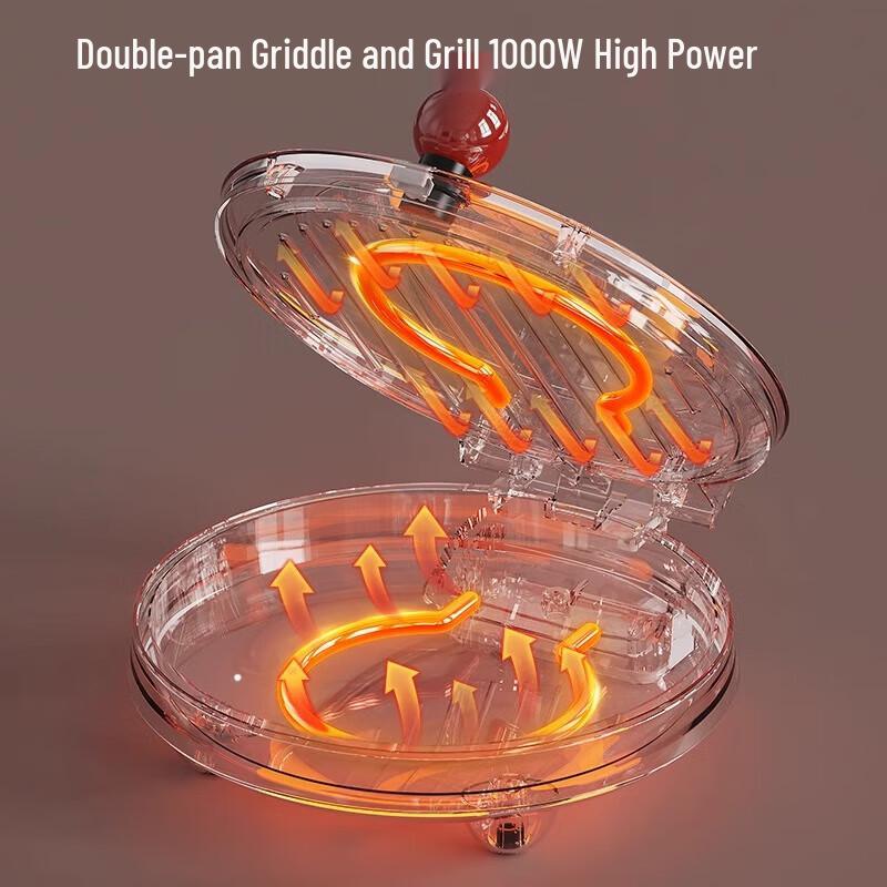 MONDA Multi-functional Electric Crepe & Grill Maker CN plug (adapter included)