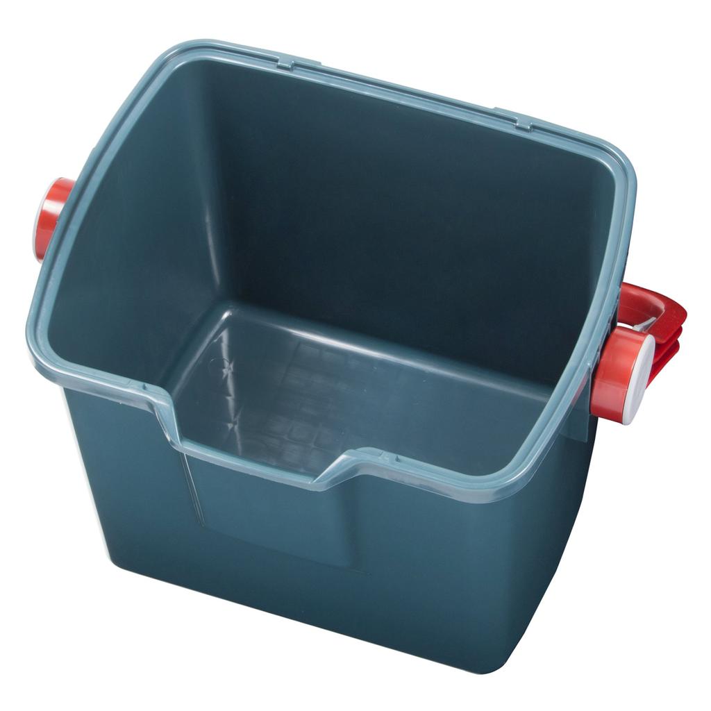 Iris Ohyama Storage Box, RV Bucket, RV-25B, GrayDark Green, 410 x 310 x 275mm
