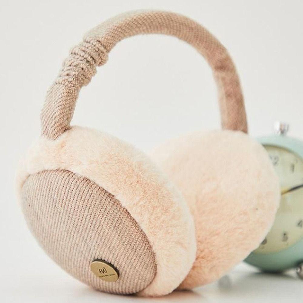 Уличные женские мужские зимние наушники-муфты для защиты от холода, с ушками, для согревания ушей, складные плюшевые наушники