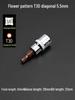 Набор бит для отвертки Torx T30 T40, шлицевая, крестовая с цветочным узором, с запрессованными головками