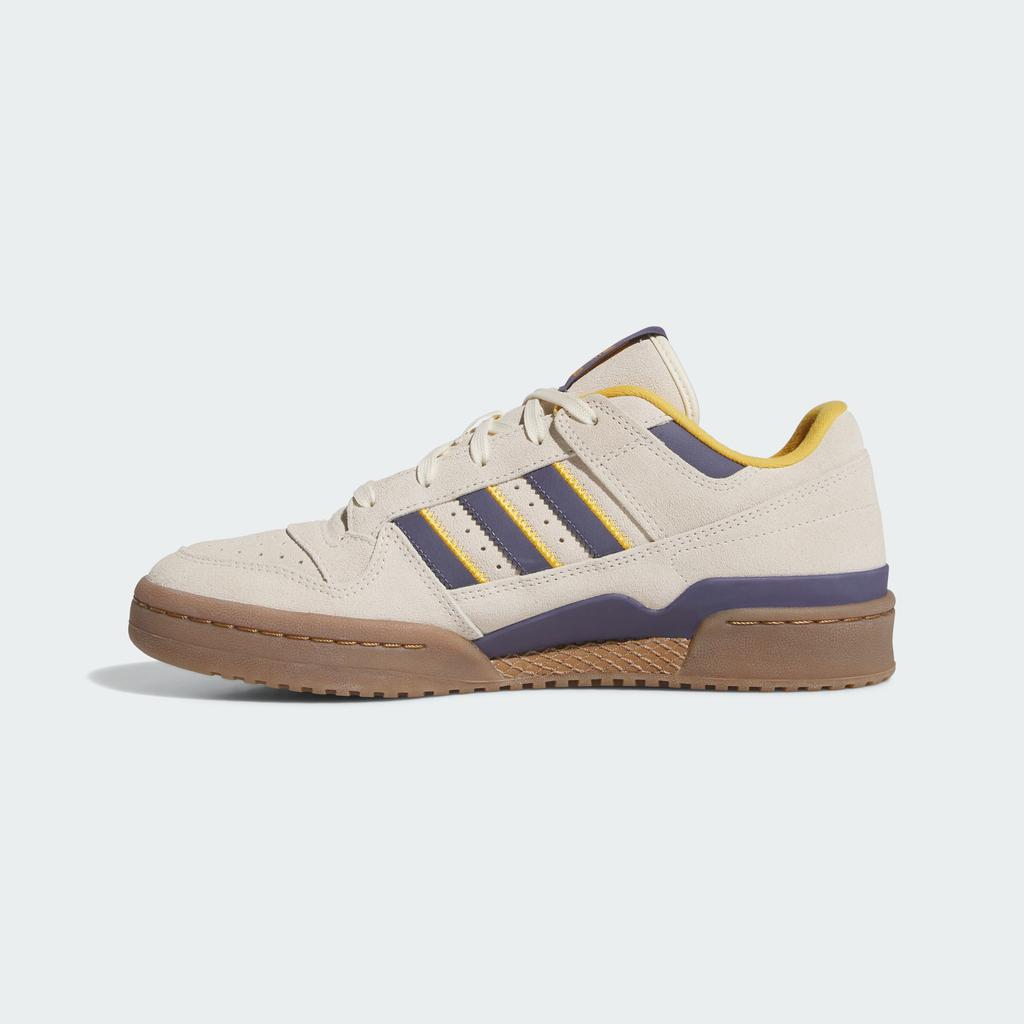 adidas Forum Low CL White Preloved Violet Yellow