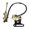 Rear Disc Hydraulic Brake Master Cylinder Kit Brake Master Cylinder Caliper Assembly for 50cc 70cc 90cc 110cc Pit Dirt