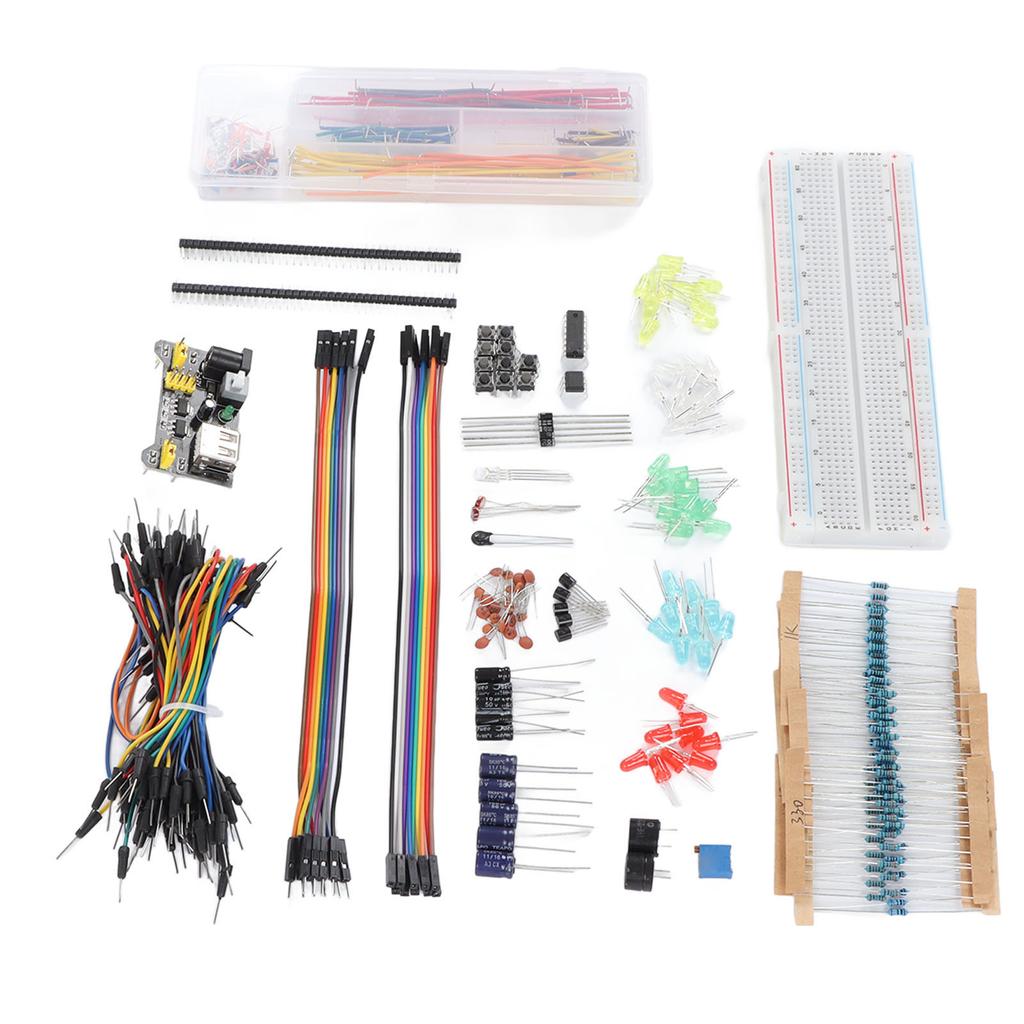 Электронный набор для начинающих, развлекательный набор, компонент разработки с макетной платой на 830 отверстий для R3