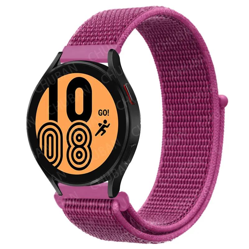 Nylon Loop For Samsung Galaxy Watch 6 5 Pro/4/classic/gear S3 Frontier/active Sport Bracelet Huawei Watch Gt2 3 22mm 20mm Strap