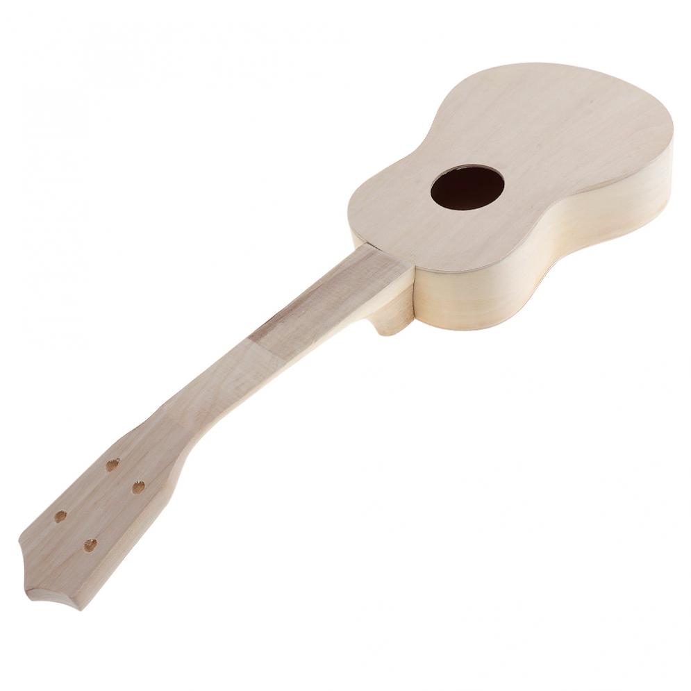 21 ''Сопрано Гавайская гитара DIY Набор Гавайская гитара Ручная работа Картина Сборка Детские подарки