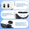 VR Accessories for Meta Quest 3, Anti-Scratch Plastic Protective Cover Shell Tempered Glass Lens Protector Joystick Caps Set Compatible with Oculus