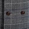 Men's Business Slim Fit Casual Men's Vest for Wedding Soft Wool Tweed Waistcoat Herringbone Groosmen Retro Vintage Slim