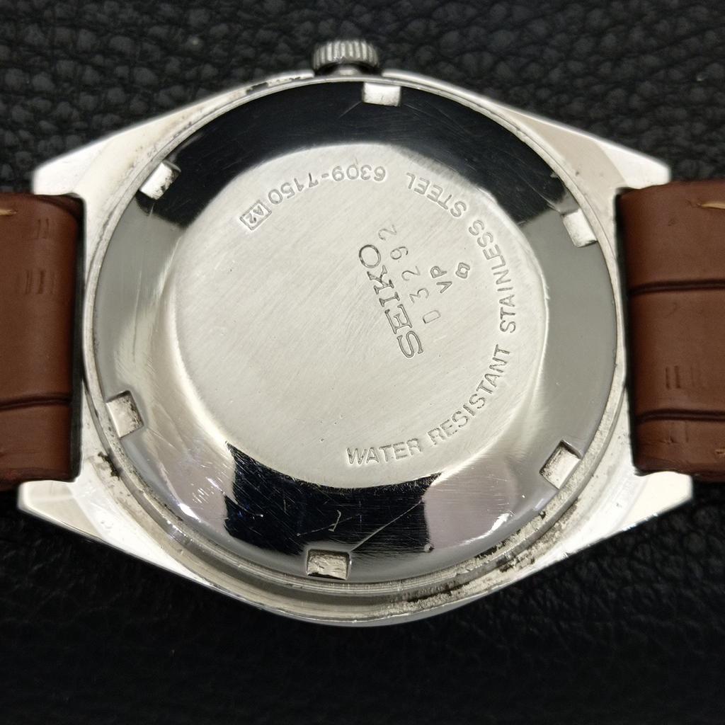 ЯПОНИЯ ВИНТАЖ SEIKO 5 АВТОМАТИЧЕСКИЕ 6309A МУЖСКИЕ ЧАСЫ ЗОЛОТИСТОГО ЦВЕТА ЦИФЕРБЛАТ a701638-5