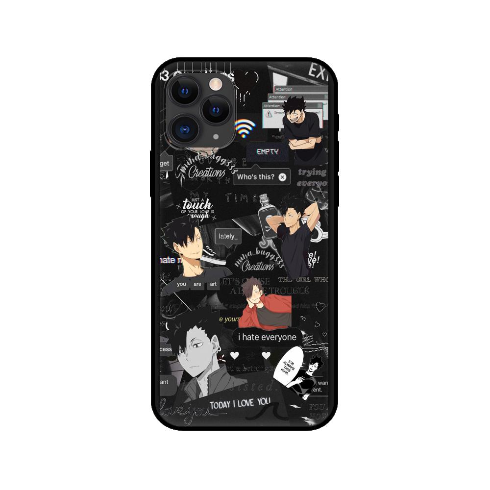 Черный чехол из ТПУ для iPhone 5 5s se 2020 6 6s 7 8 plus x 10 XR XS 11 12 mini pro MAX задняя крышка Sakusa Kiyoomi Haikyuu