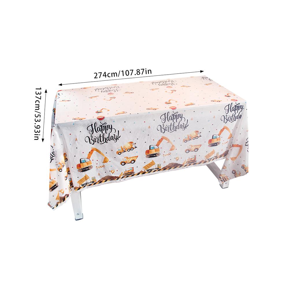 Строительная тематика Транспортная вечеринка Одноразовая посуда День рождения Украшения Дети Мальчики Инженерная машина Тарелка Чашка