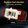 HVAC Blower Motor Resistor With Connector Wire Harness Compatible With Ford E-150 E-250 E-350 E-450 E-550 F-250 F-350 F-450 F-550 Econoline Replace