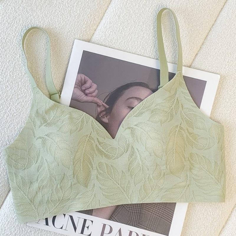 Ультратонкие ушки кролика для большой груди, маленькой груди, дышащее, слегка собирающее нижнее белье, мягкая поддержка, боковая поддержка груди и бюстгальтеры против провисания