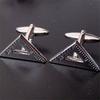 Kamakura Cufflinks Workshop Triangle Ruler Cufflinks Ed115 (Cufflinks)