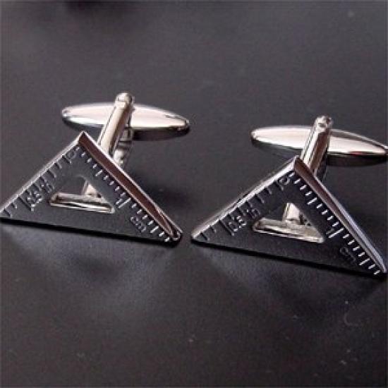 Kamakura Cufflinks Workshop Triangle Ruler Cufflinks Ed115 (Cufflinks)