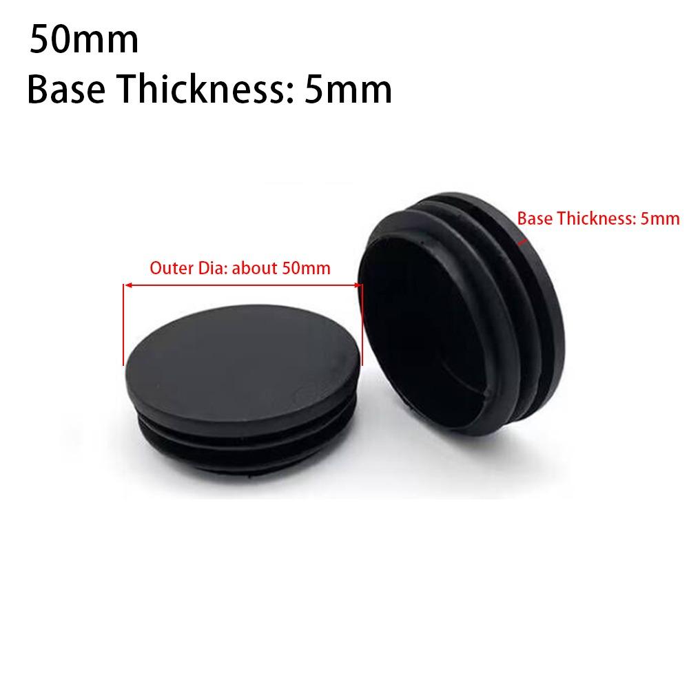 10 шт., стальная труба, мебельная заглушка для ног, протекторы для пола, заглушки, круглая трубка, пылезащитный чехол