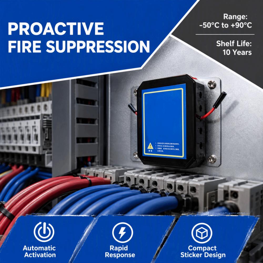 30g Fire Suppression Device Self-Activating Extinguishing Sticker Device Kitchen Appliances