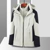 Outdoor Jacket Three-in-one Detachable Women's Autumn and Winter Hiking Windproof Jacket Waterproof Jacket Mountaineering Jacket